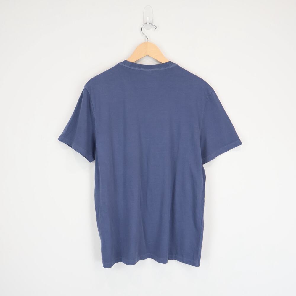 Everlane The Essential Organic Garment Dyed Crew Navy Size Medium NWT - Picture 6 of 8